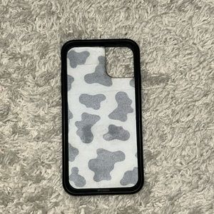 i phone 11 wildflower cow print case